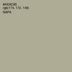 #AEAC95 - Napa Color Image