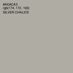 #AEACA3 - Silver Chalice Color Image