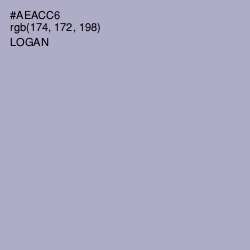 #AEACC6 - Logan Color Image