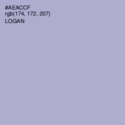 #AEACCF - Logan Color Image