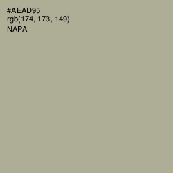 #AEAD95 - Napa Color Image