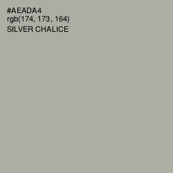 #AEADA4 - Silver Chalice Color Image