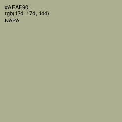 #AEAE90 - Napa Color Image