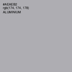 #AEAEB2 - Aluminium Color Image