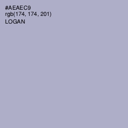 #AEAEC9 - Logan Color Image