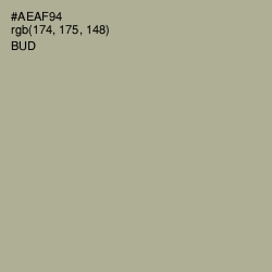 #AEAF94 - Bud Color Image