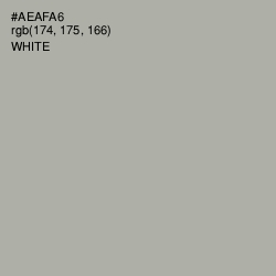 #AEAFA6 - Silver Chalice Color Image