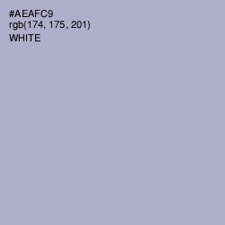 #AEAFC9 - Logan Color Image