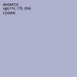 #AEAFCC - Logan Color Image
