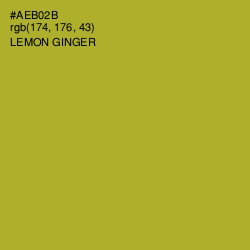 #AEB02B - Lemon Ginger Color Image