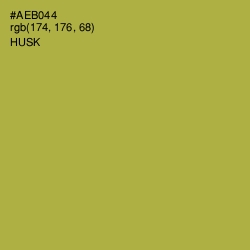 #AEB044 - Husk Color Image