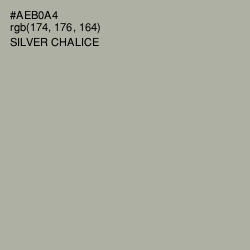 #AEB0A4 - Silver Chalice Color Image