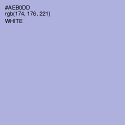 #AEB0DD - Pigeon Post Color Image