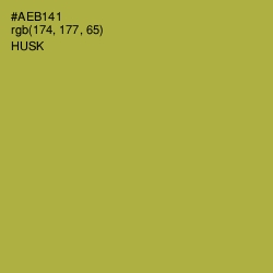 #AEB141 - Husk Color Image