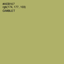 #AEB167 - Gimblet Color Image