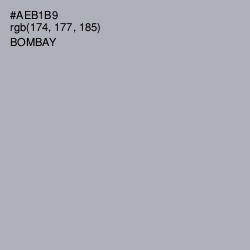 #AEB1B9 - Bombay Color Image