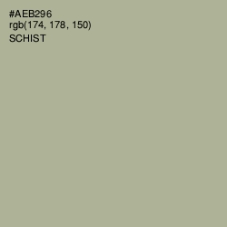 #AEB296 - Schist Color Image