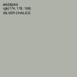 #AEB2A9 - Silver Chalice Color Image