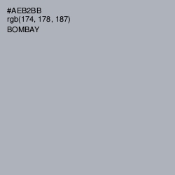 #AEB2BB - Bombay Color Image