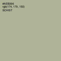 #AEB396 - Schist Color Image
