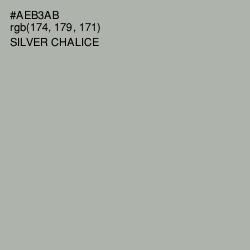 #AEB3AB - Silver Chalice Color Image