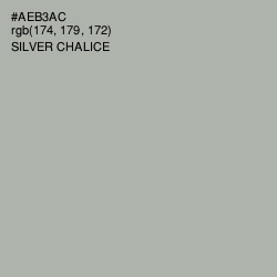 #AEB3AC - Silver Chalice Color Image