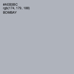 #AEB3BC - Bombay Color Image