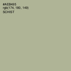 #AEB495 - Schist Color Image