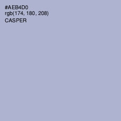 #AEB4D0 - Casper Color Image