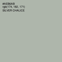 #AEB6AB - Silver Chalice Color Image