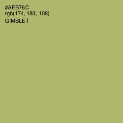 #AEB76C - Gimblet Color Image