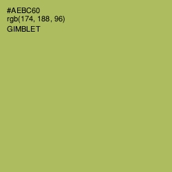 #AEBC60 - Gimblet Color Image