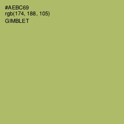 #AEBC69 - Gimblet Color Image