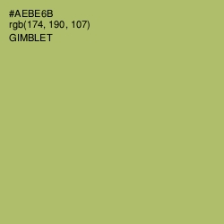 #AEBE6B - Gimblet Color Image