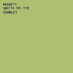 #AEBF71 - Gimblet Color Image