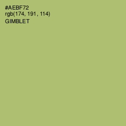 #AEBF72 - Gimblet Color Image