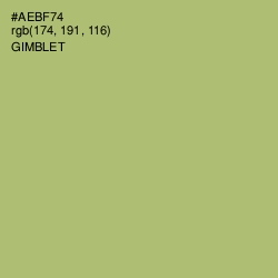 #AEBF74 - Gimblet Color Image