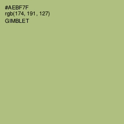 #AEBF7F - Gimblet Color Image