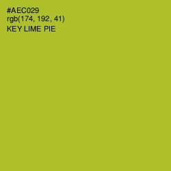 #AEC029 - Key Lime Pie Color Image