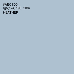 #AEC1D0 - Heather Color Image