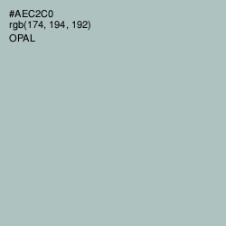 #AEC2C0 - Opal Color Image