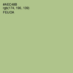 #AEC48B - Feijoa Color Image