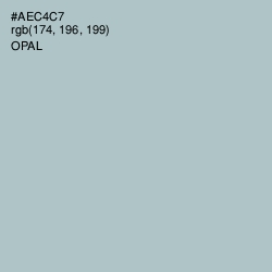#AEC4C7 - Opal Color Image