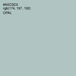 #AEC5C0 - Opal Color Image