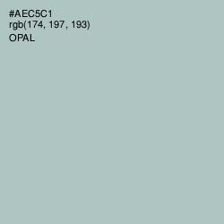 #AEC5C1 - Opal Color Image