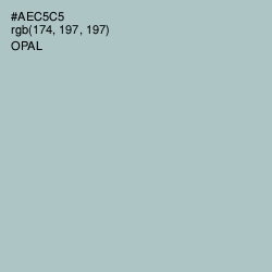 #AEC5C5 - Opal Color Image