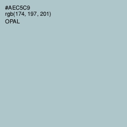 #AEC5C9 - Opal Color Image