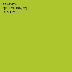 #AEC62E - Key Lime Pie Color Image