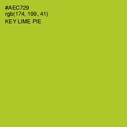 #AEC729 - Key Lime Pie Color Image