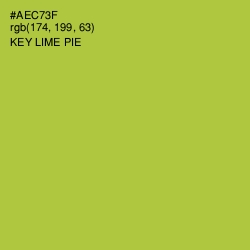 #AEC73F - Key Lime Pie Color Image